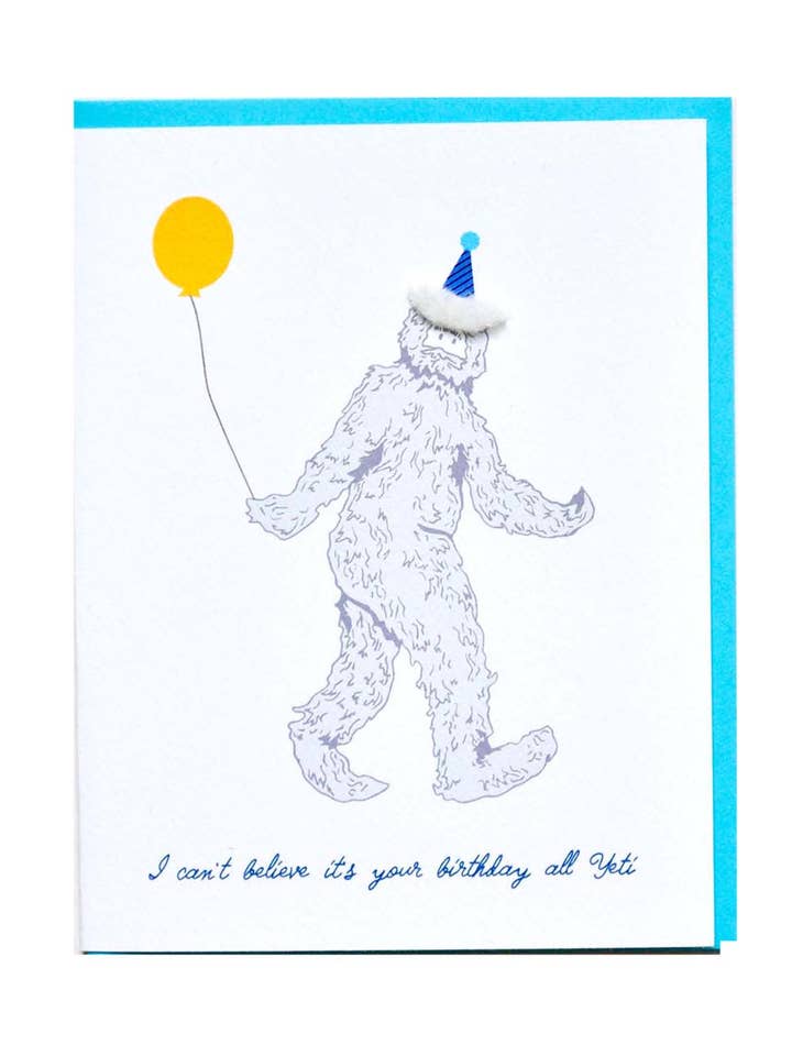 Yeti Birthday for wholesale by Cracked Designs