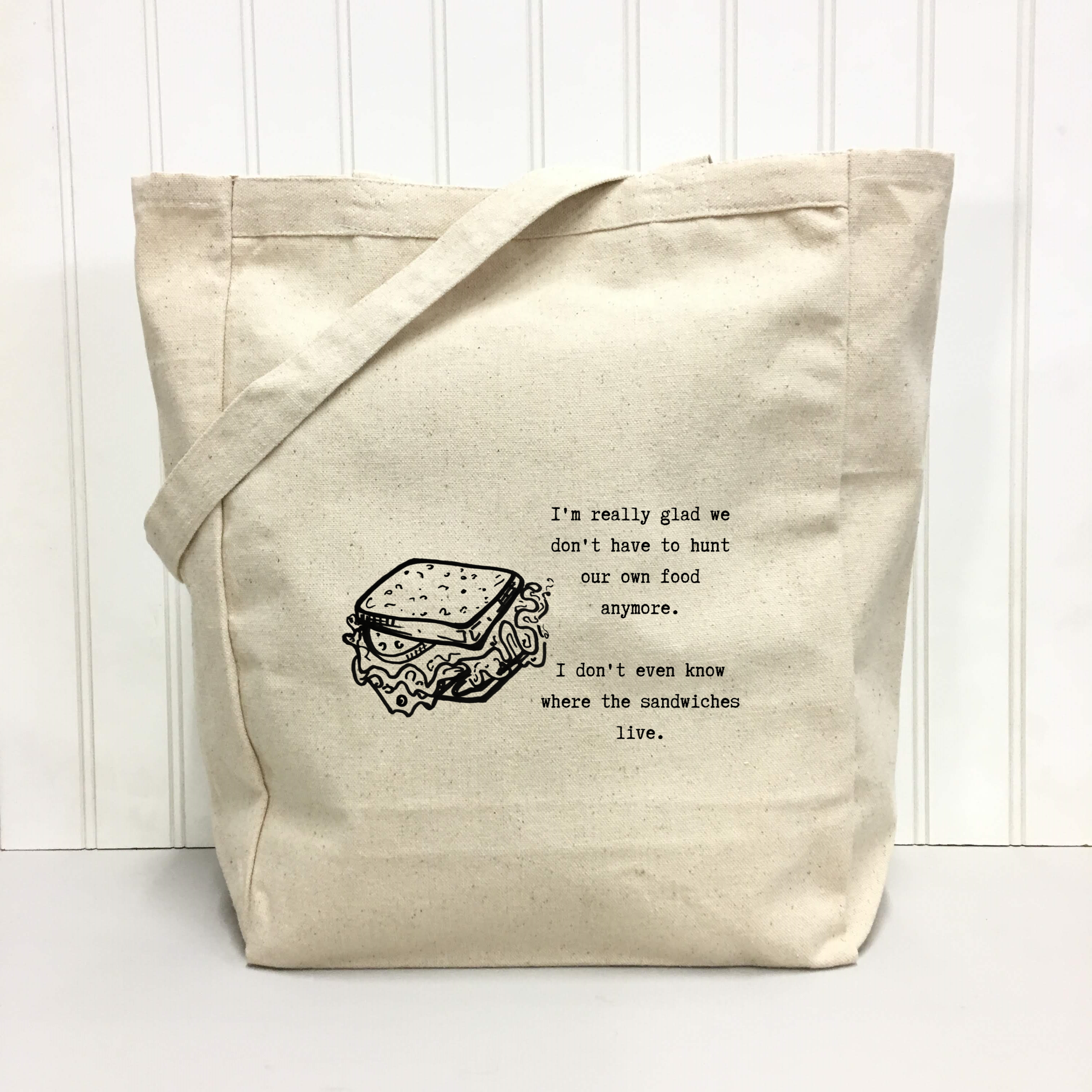 Things UnCommon - Wholesale Tote Bag - Unisex - Tote Bag - Hunt Sandwiches0