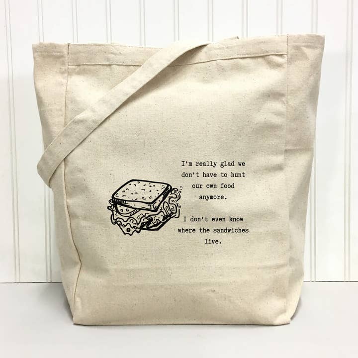 Things UnCommon - Wholesale Tote Bag - Unisex - Tote Bag - Hunt Sandwiches0