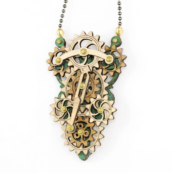 Kinetic Piston Gear Collana 2B per la vendita all'ingrosso da parte di Green Tree Jewelry