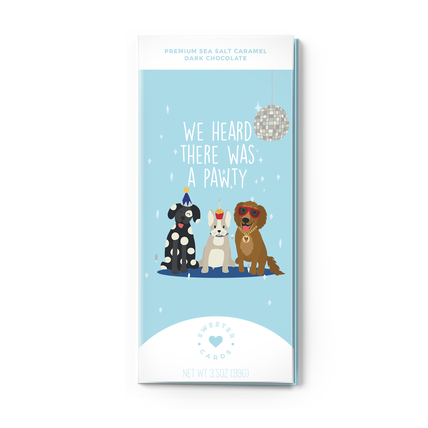 Sweeter Cards Chocolate Bar + Greeting Card in ONE! - Wholesale Birthday Card - Birthday Greeting Card and Chocolate – Heard There was a Pawty2