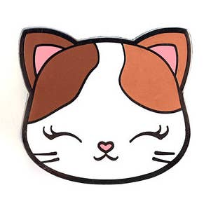 Kitty Face Pin (ON SALE!) for wholesale by LuxCups Creative