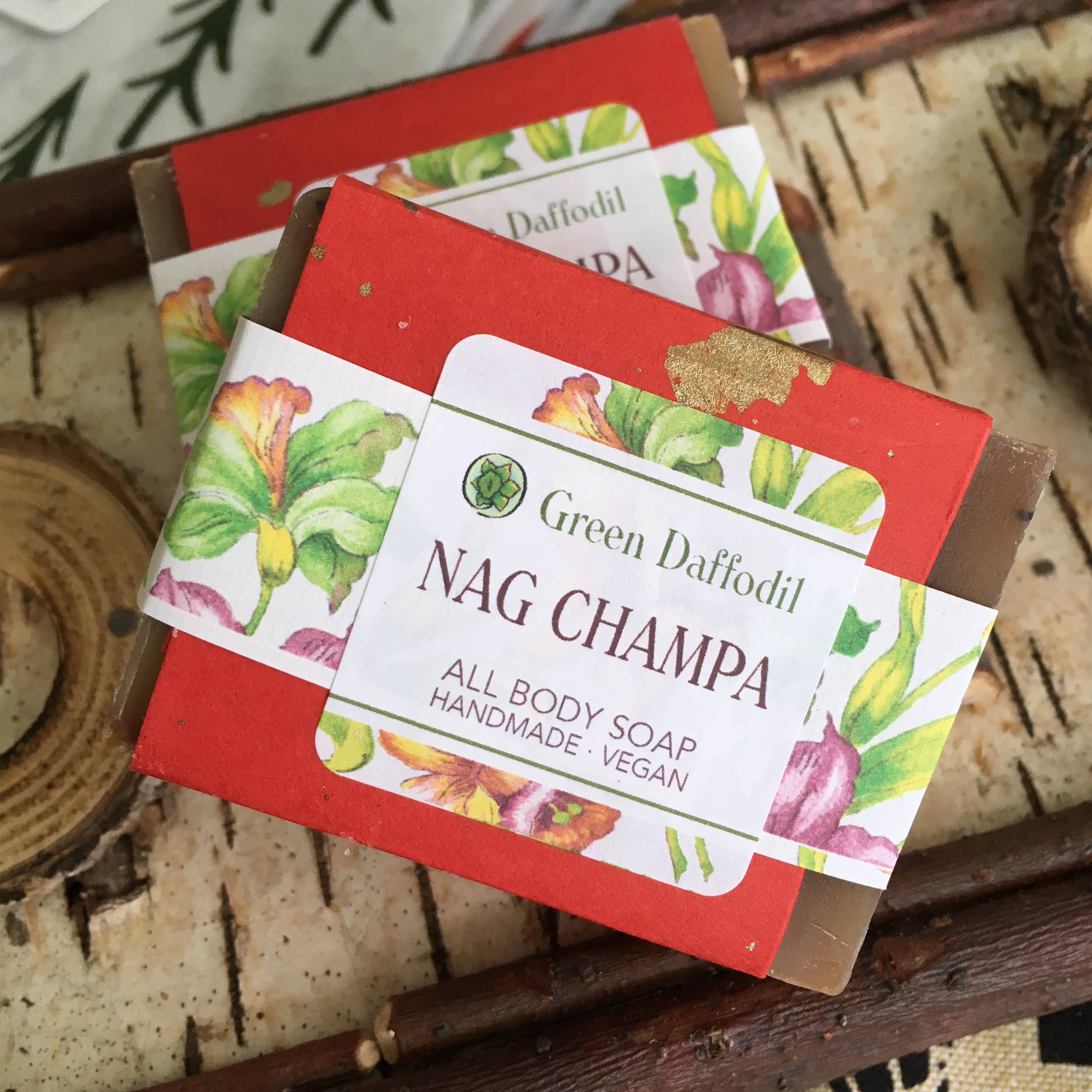 Green Daffodil Bath & Body - Wholesale Bar Soap - Nag Champa Natural Handmade Bar Soap - Incense4