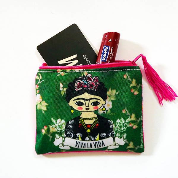 Chunchitos - Vendita all'ingrosso Portamonete - Donna - Borsa piccola Frida Kahlo