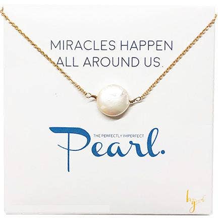 Be the Good - Wholesale Pendant/Charm Necklace - Freshwater Pearl Coin Necklace2
