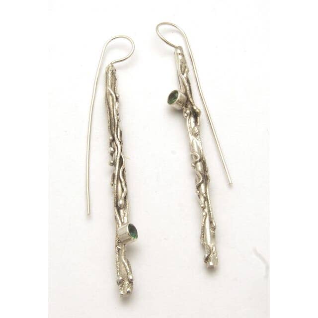 Brincos de Prata de Lei para Senhora da Série Ramo Pendente por atacado de Tamara Kelly Designs