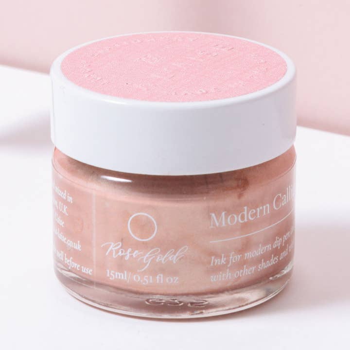 Rose Gold Modern Calligraphy Ink for wholesale by À L'AISE LTD