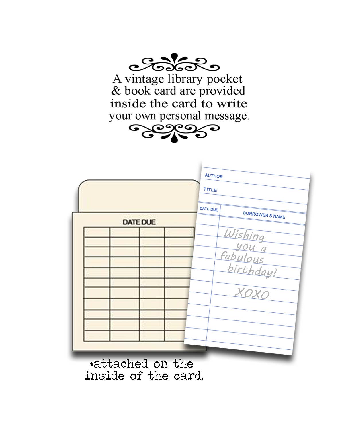 Fly Paper Products - Wholesale Everyday Greeting Card - This Belongs To Book Quote Card1