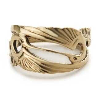 Anello Doppio Airone in Oro 14k per la vendita all'ingrosso da parte di Great Falls Jewelry