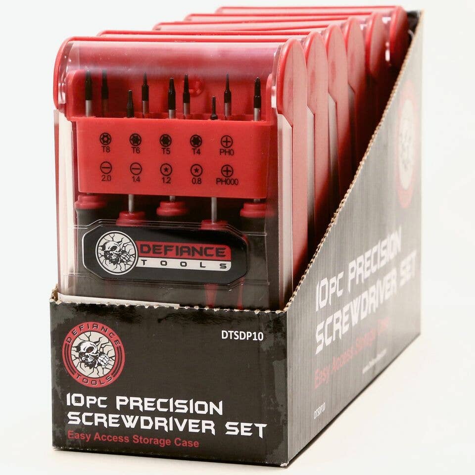 Defiance Tools - Wholesale Handy Tool - 10Pc Precision Screwdriver Set8