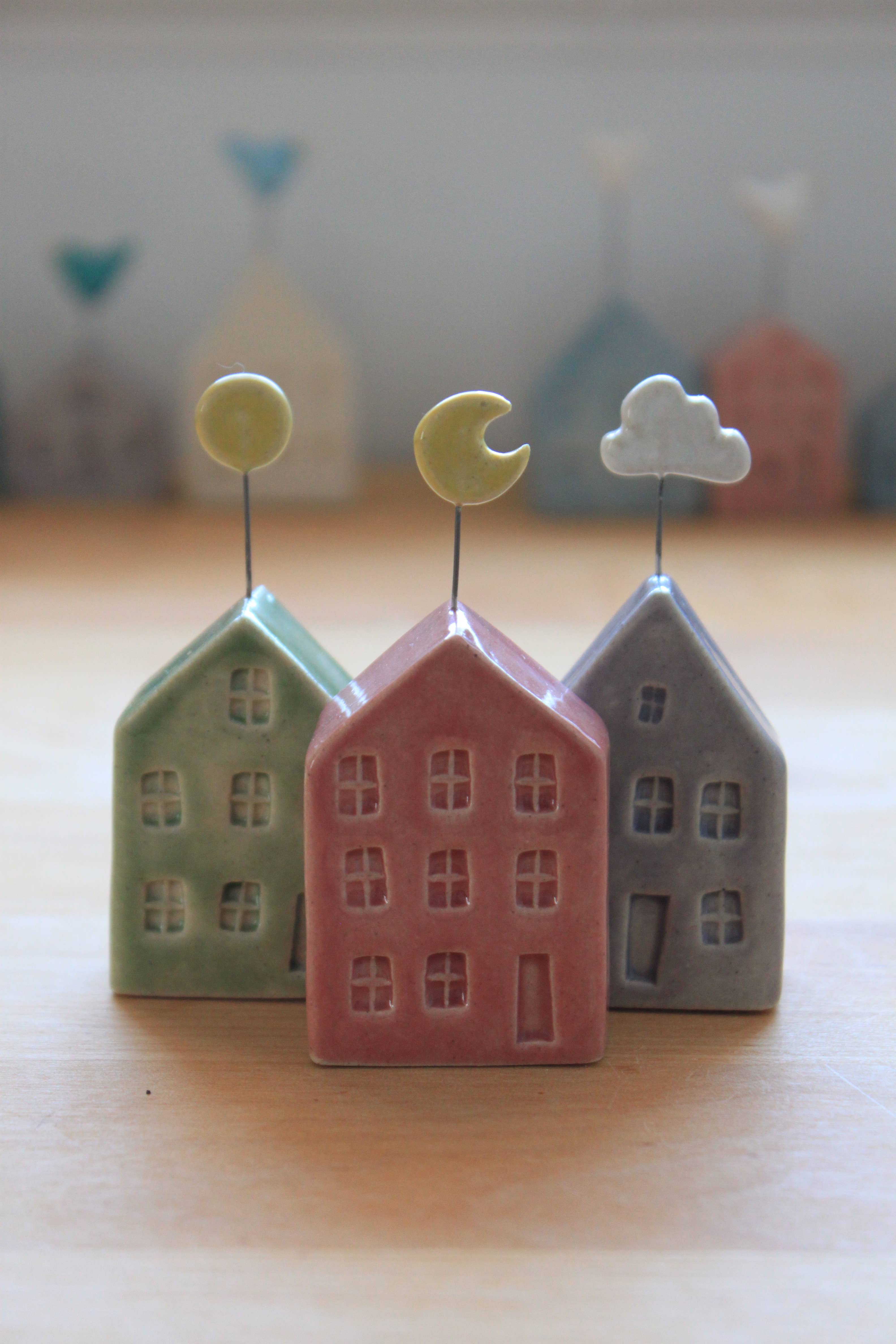 Tasha McKelvey - Wholesale Decorative Tabletop Object - Tiny Embellished Pottery House1