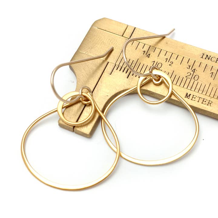 Guldfyllning & Guldpläterad Sterling Örhänge #GFE004 för wholesale av Soasa Designs