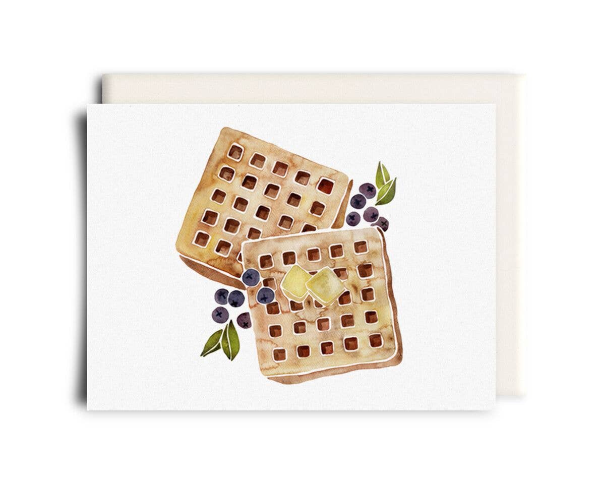 Inkwell Cards - Wholesale Everyday Greeting Card - Waffles | Greeting Card0