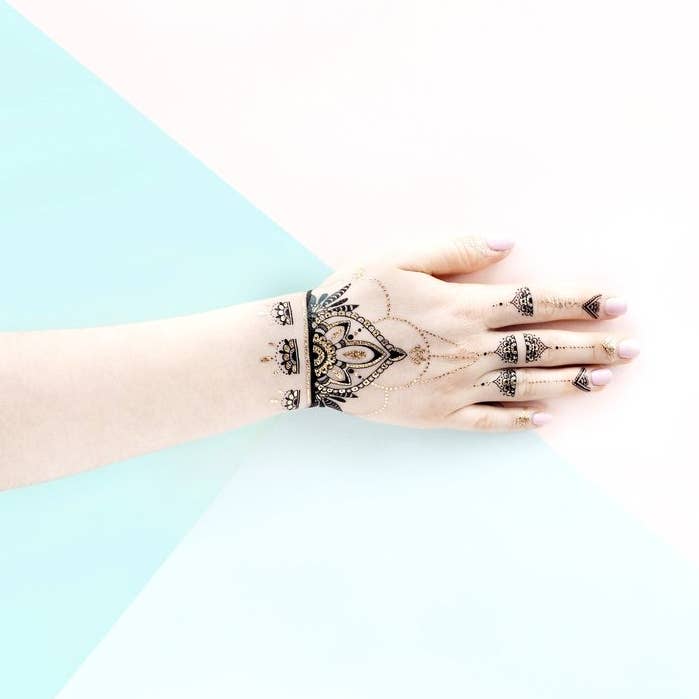 PAPERSELF - Wholesale Tijdelijke tattoo - Henna Black tijdelijke Tattoos Stickers