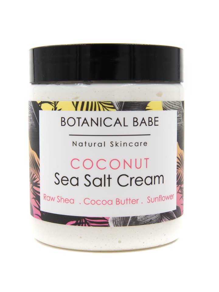 Coconut Sea Salt Cream for wholesale by Botanical Babe Natural Skincare