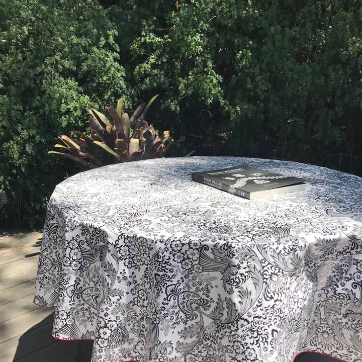 Black Paradise 68" Round Tablecloth and other Purchase Wholesale black round tablecloth. Free Returns & Net 60 Terms on Faire trending on Faire.