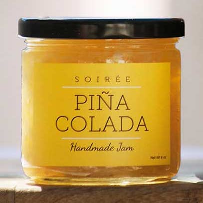 Piña Colada Jam for wholesale by Soiree Wine Jelly