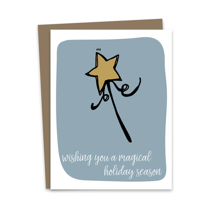 Magical Holiday Season Card for wholesale by One Oliver