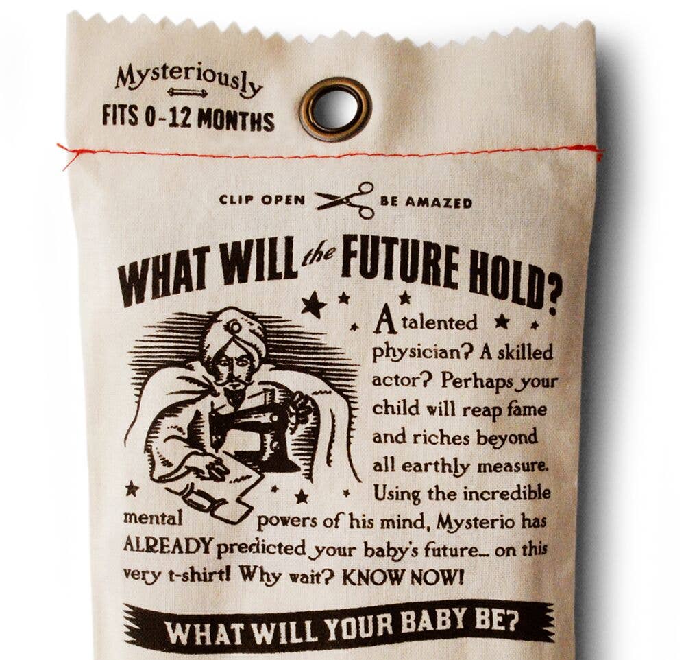 Wry Baby - Wholesale Screen Printed T-Shirt - Baby - Mysterio's Future-Predicting Baby Tee | Best Baby Clothing1