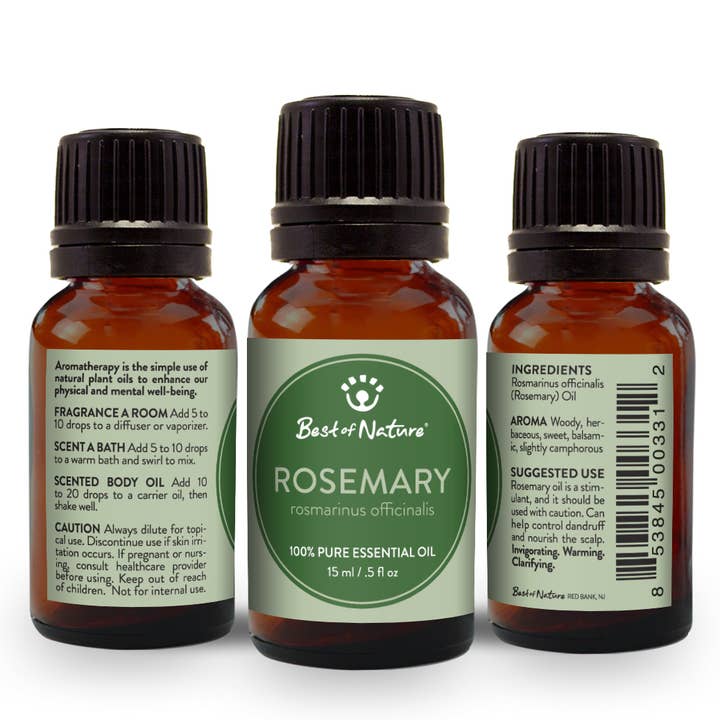 Best of Nature – wholesale Essential oil – Rosemary Essential Oil, 100% Pure - 15ml / 100ml