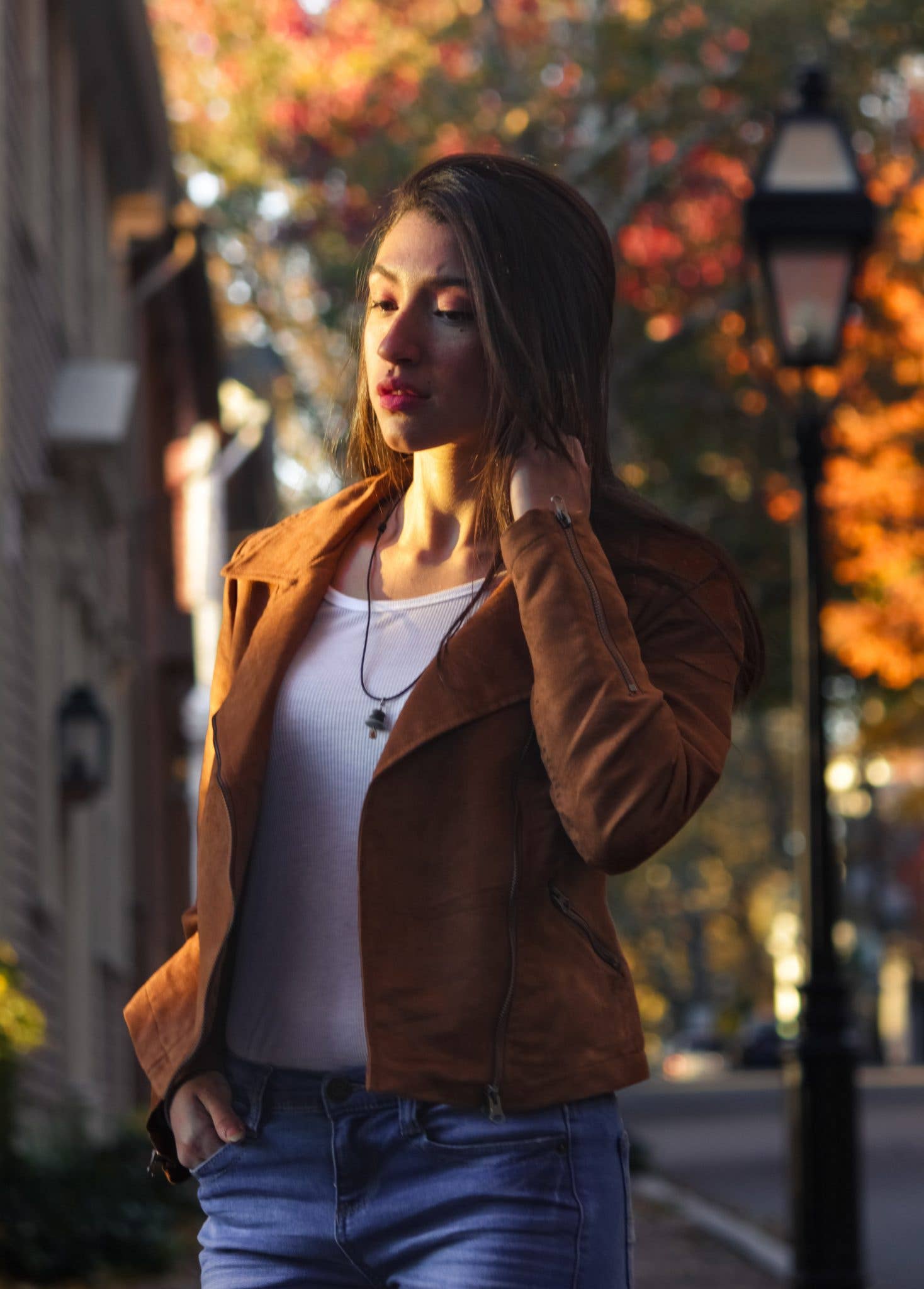 OMstack - Wholesale Pendant/Charm Necklace - 3 Silver Stone Stack Chain1