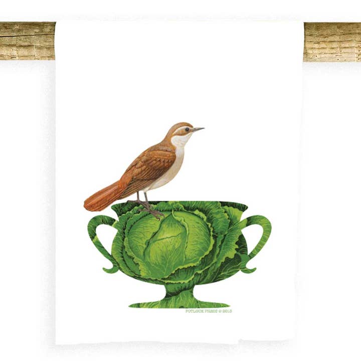 Vogel- en slameel zakhanddoek voor wholesale door Potluck Press