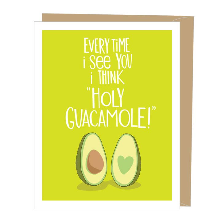 Apartment 2 Cards - Wholesale Anniversary card - Holy Guacamole Anniversary Card