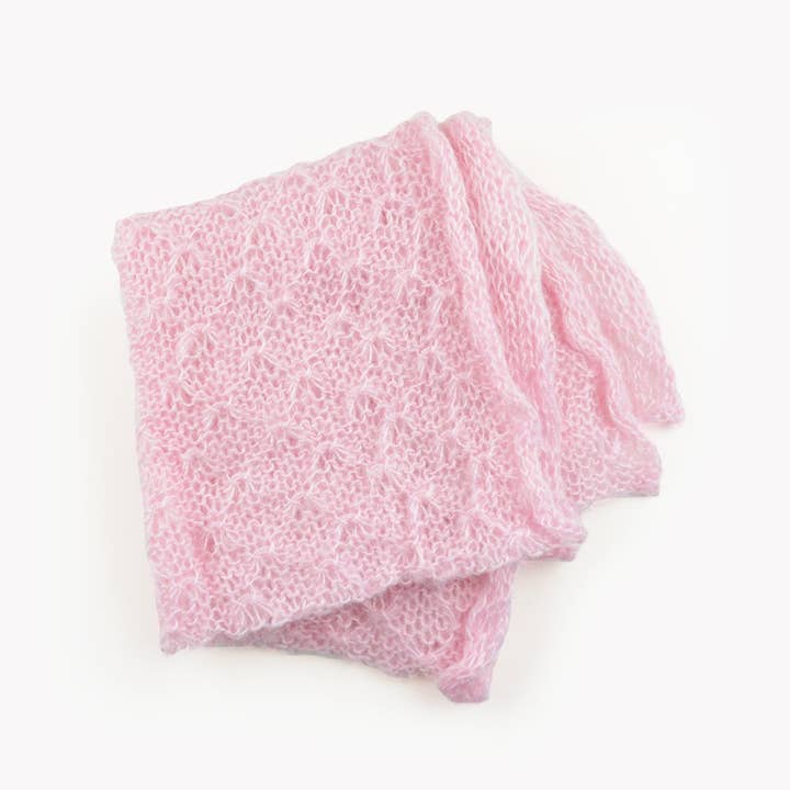 The Blueberry Hill – Großhandel Bettdecke – Kind & Baby – Tragetuch | Mohair Handgestrickte Babydecke