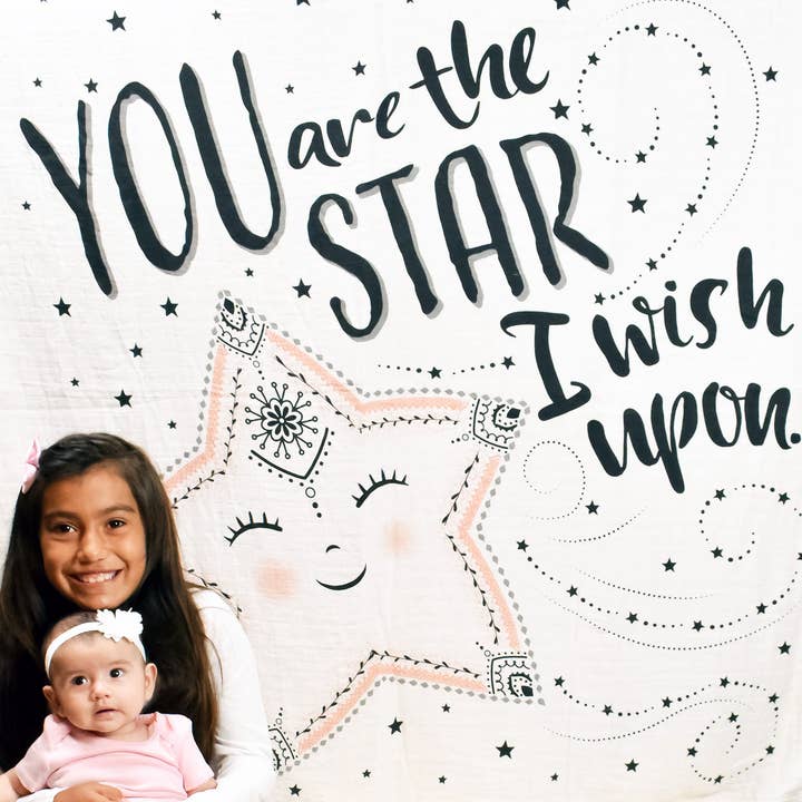 Lil Be - Wholesale Swaddle - Baby - Organic Swaddle You are the Star4