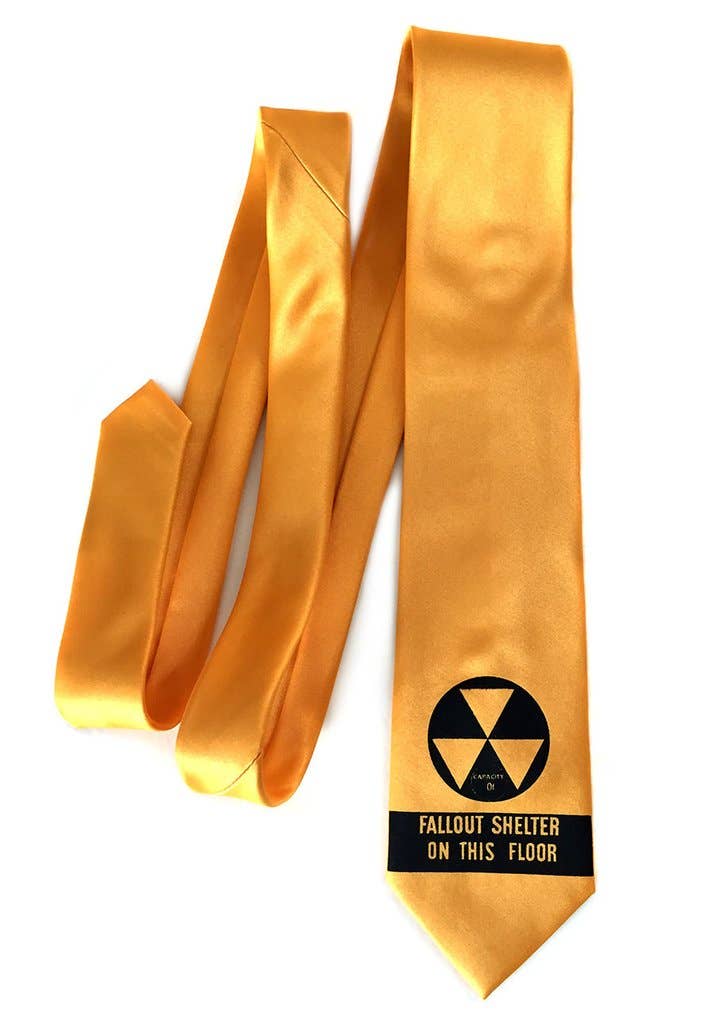 Cyberoptix Tie Lab - Wholesale Necktie - Men's - Fallout Shelter Necktie. Cold War Era Tie2
