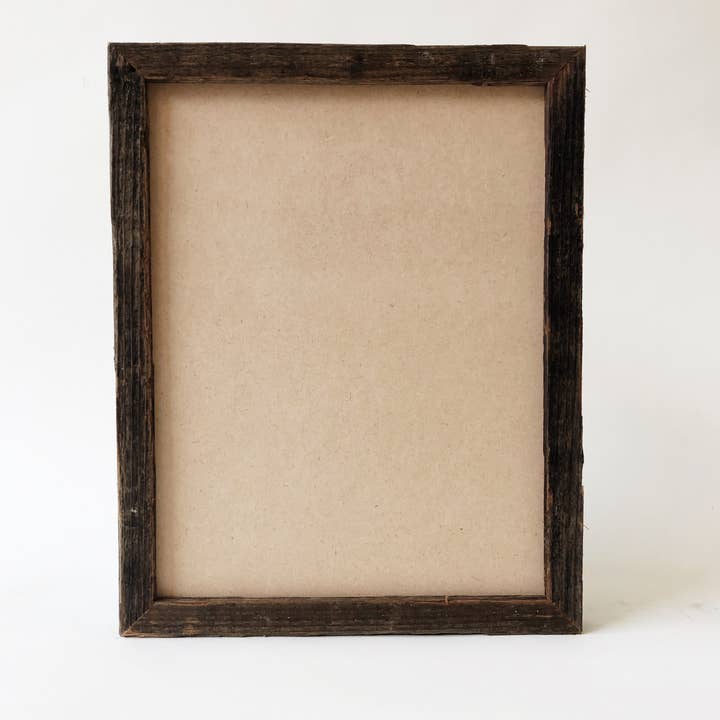 Alibi Interiors - Wholesale Picture Frame - 8.5" x 11" Reclaimed Wood Gallery Frame