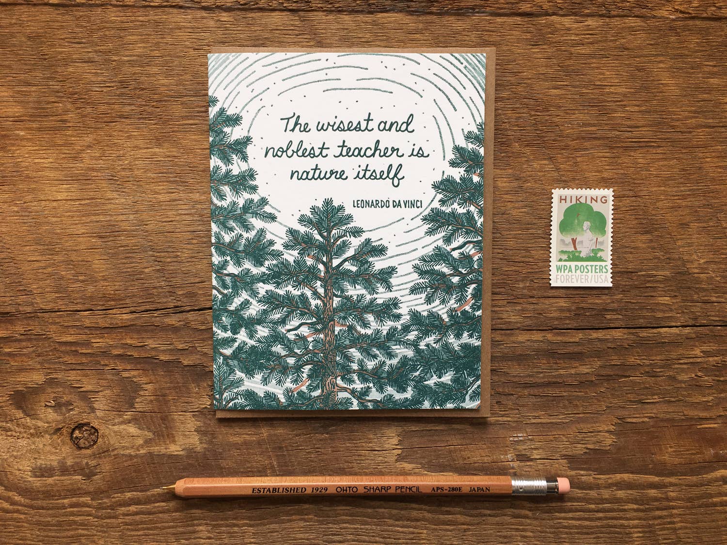 Noteworthy Paper & Press - Venta al por mayor Tarjetas de felicitación - Tarjeta de cita Da Vinci1