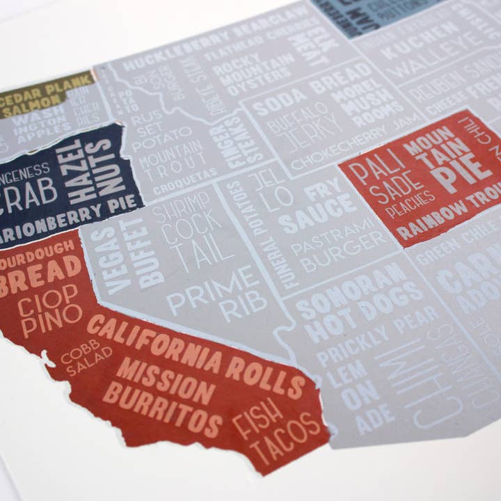 Cascadia Modern - Wholesale Poster - Eat Your Way Through the USA - Scratch Off Poster6