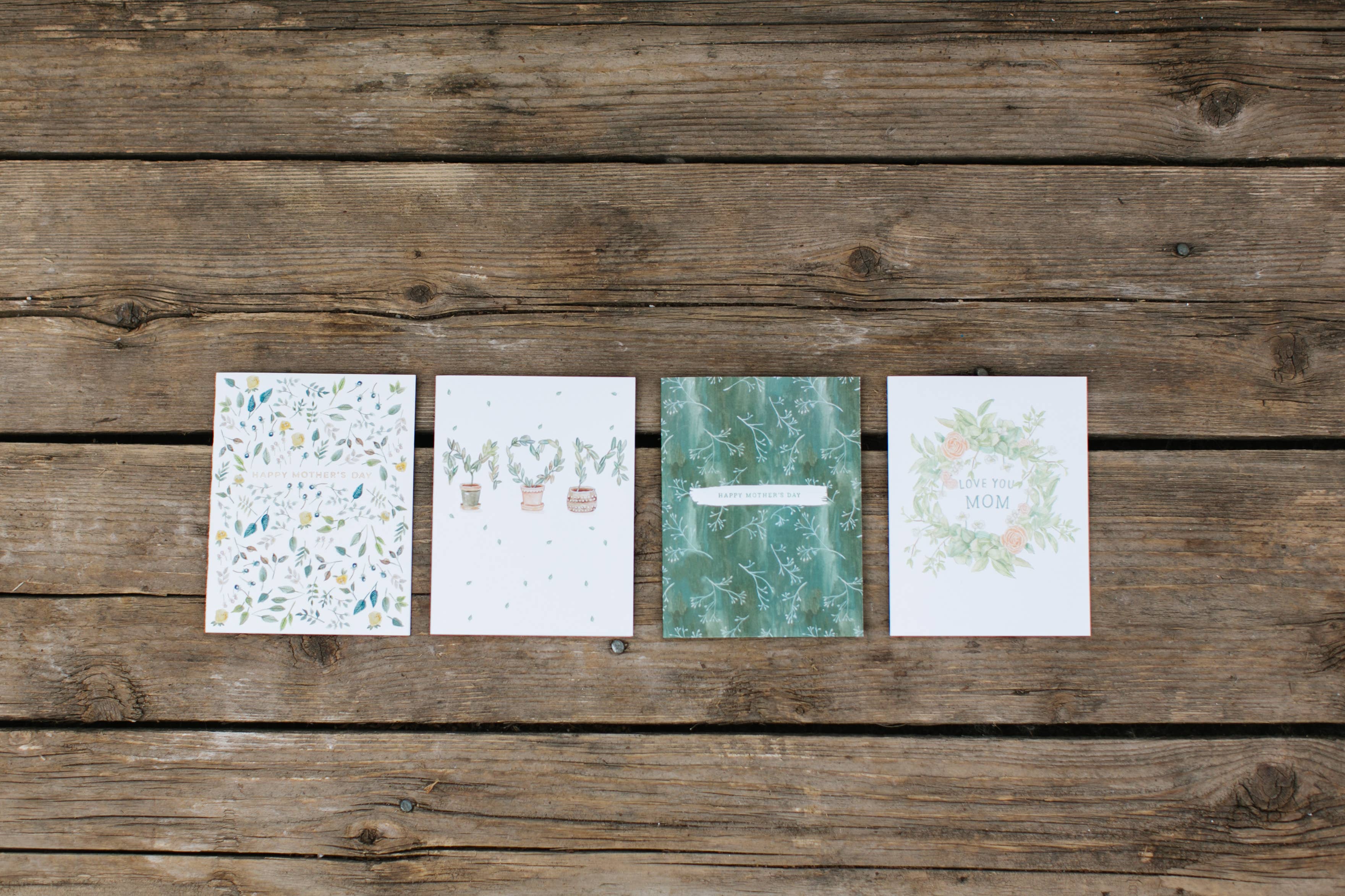 Lana's Shop - Wholesale Mother's Day Card - Floral Mother's Day Greeting Card1