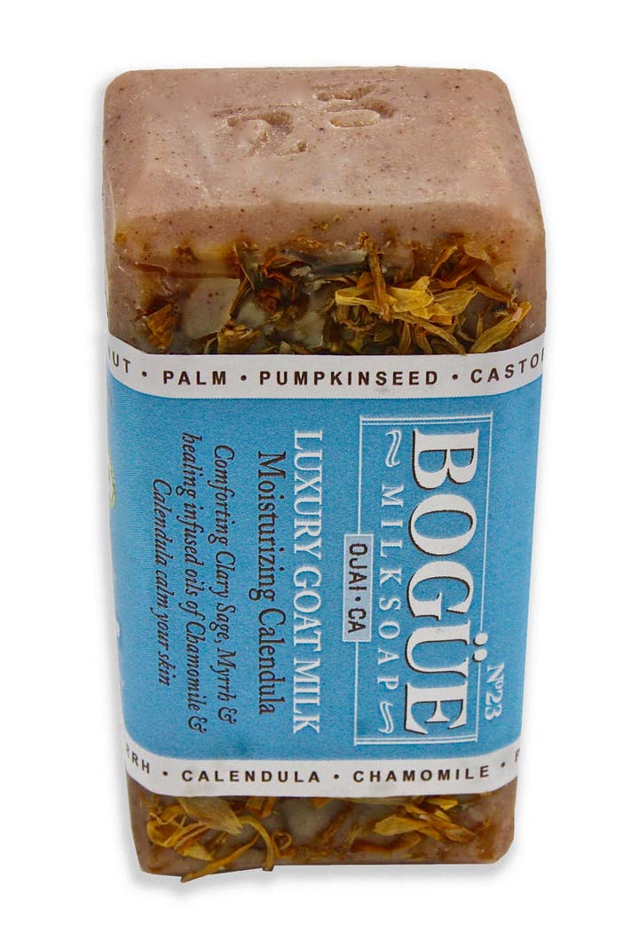 Bogue Milk Soap - Wholesale Bar Soap - No.23 Moisturizing Calendula Goat Milk Bar Soap 4.5oz0