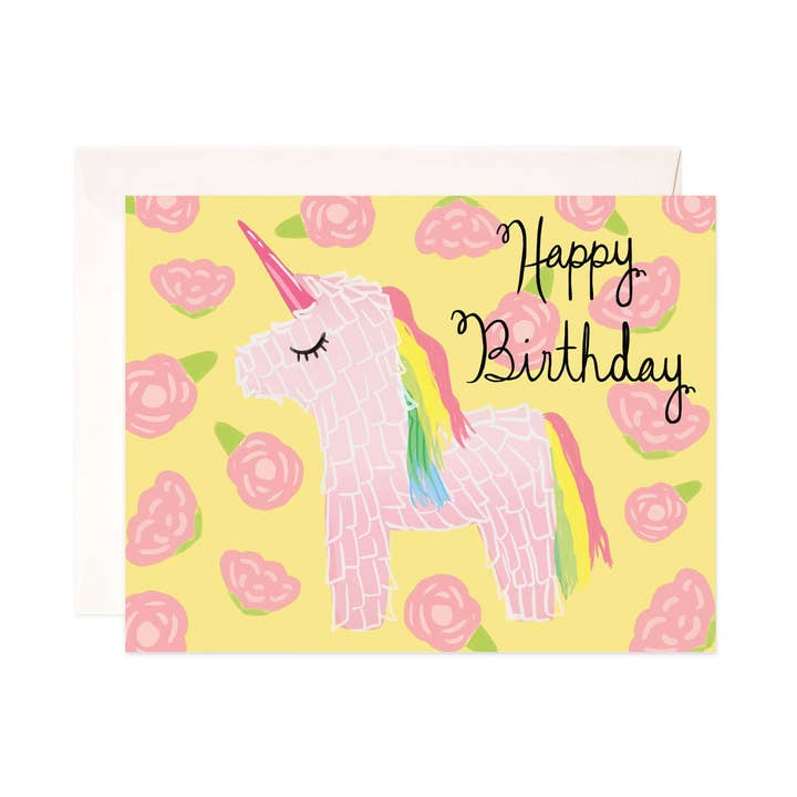 Unicorn Birthday Greeting Card - Birthday Card for wholesale by Bloomwolf Studio