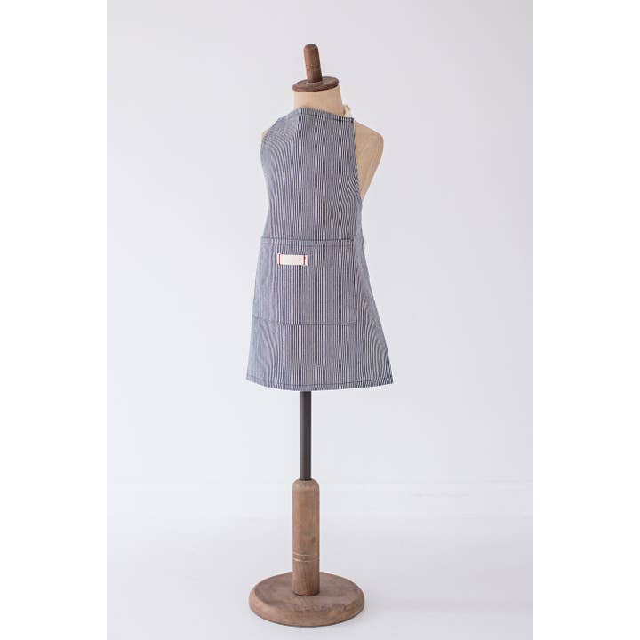 Heirloomed Collection - Wholesale Apron - Kids - Millworks Collection Railroad Stripe Child Apron2