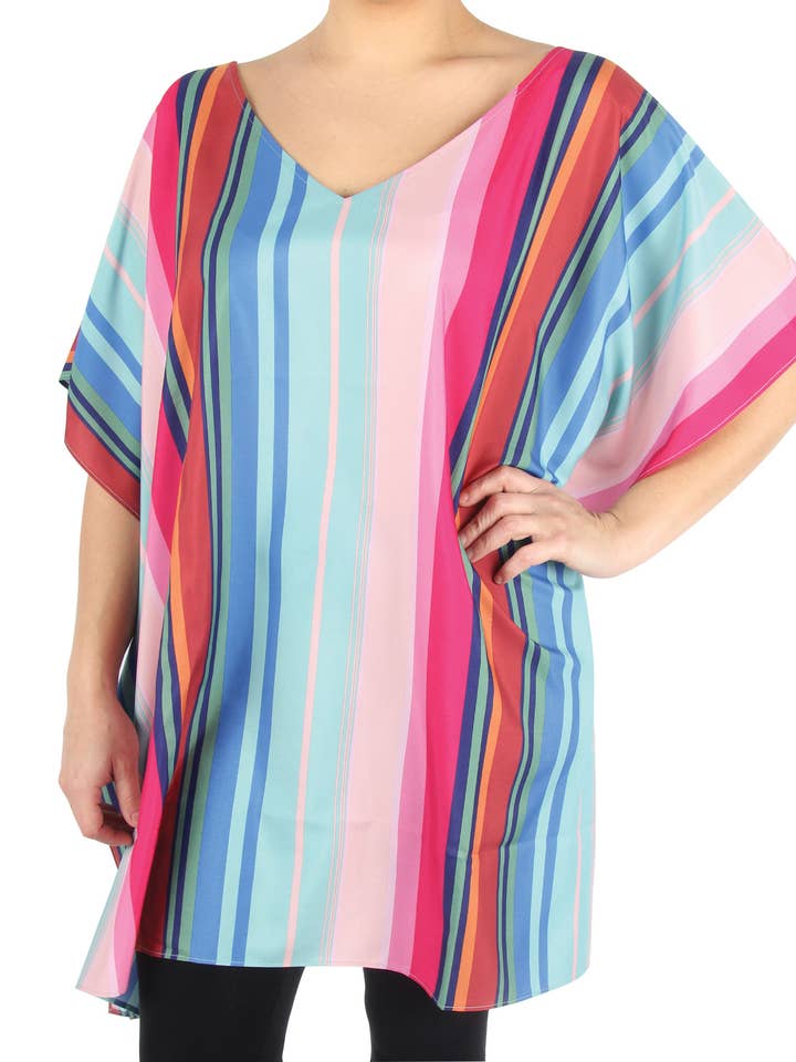 Havana Stripe Tunic for wholesale by BANDED