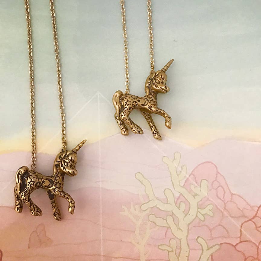 Anomaly Jewelry - Wholesale Pendant/Charm Necklace - Tattooed Unicorn Necklace7