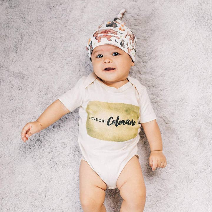 Urban Baby Co. – Bodysuit - Bebé por atacado – Loved in Colorado Organic Baby Onesie e camiseta infantil5