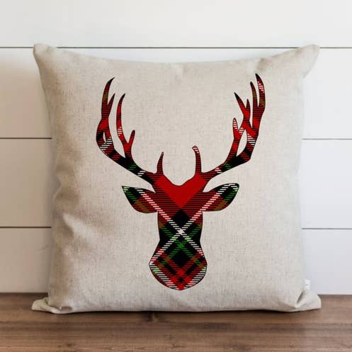 Funda Almohada Tartan Deer para venta al por mayor de Porter Lane Home