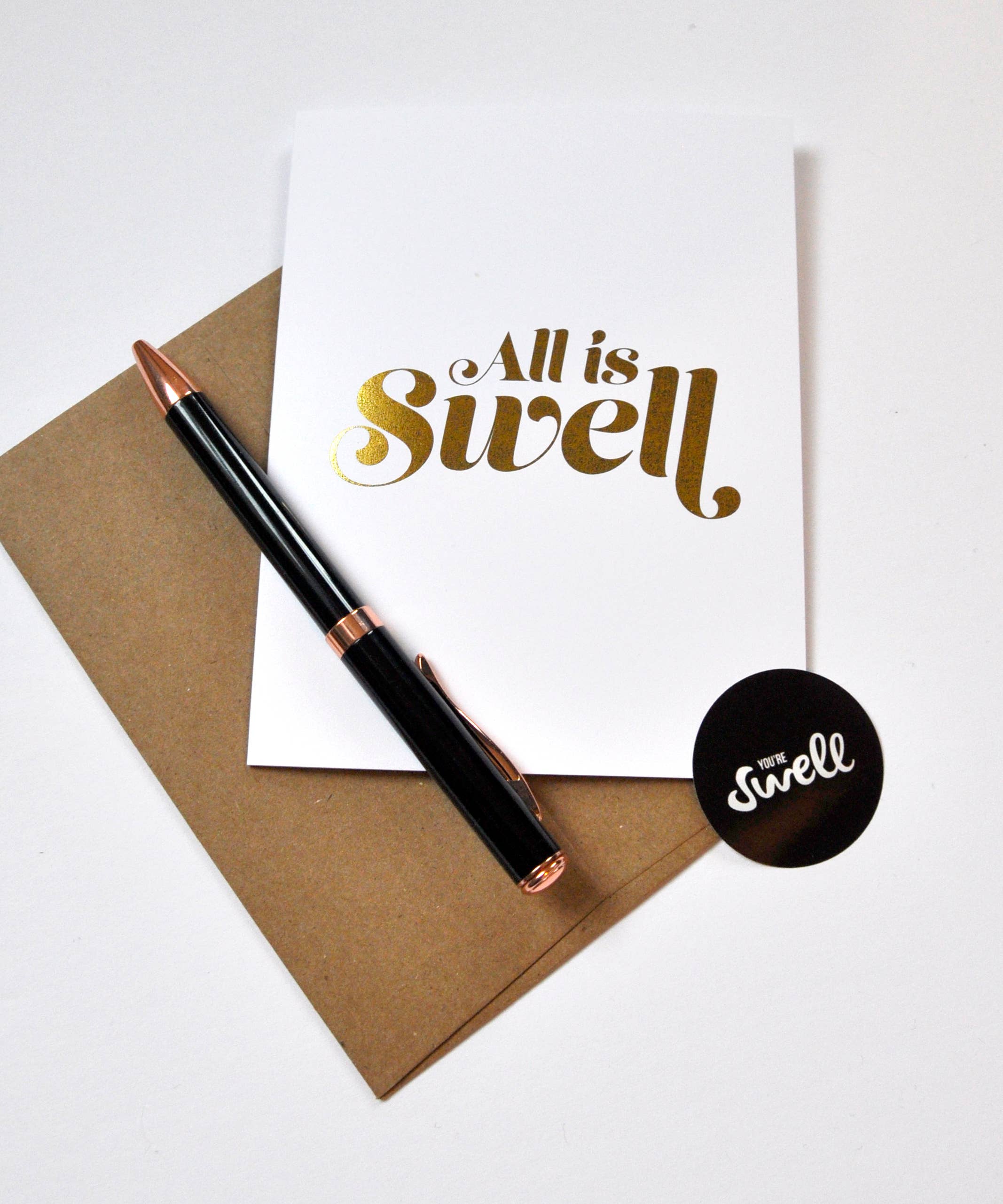Swell Made Co. - Wholesale Everyday Greeting Card - All Is Swell Card0
