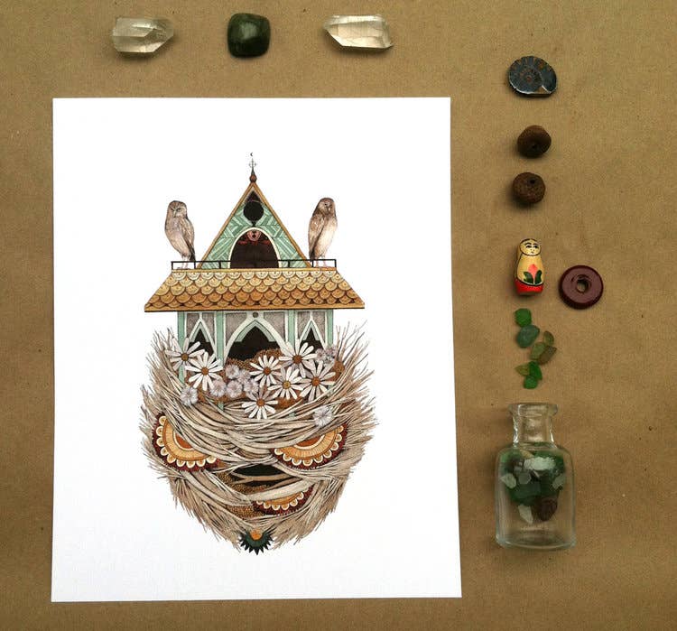 Polanshek of the Hills - Wholesale Art Print - 8"x10" Print - House of Owl1