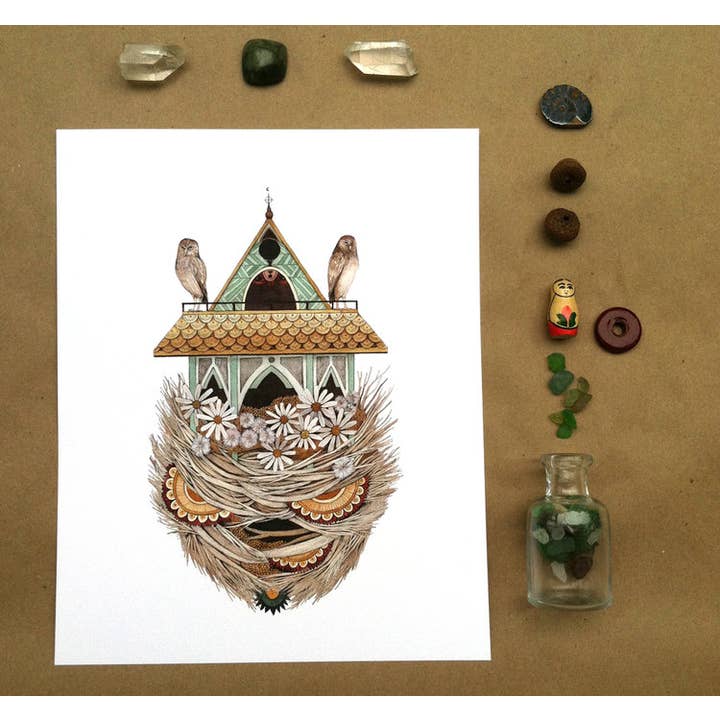 Polanshek of the Hills - Wholesale Art Print - 8"x10" Print - House of Owl1