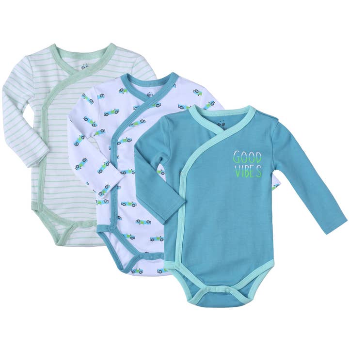 Long sleeve Bodysuit Set (3 pc set) for wholesale by Asher and Olivia