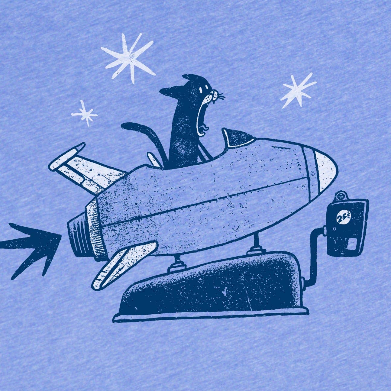 Factory 43 - Wholesale Screen Printed T-Shirt - Unisex - Scaredy Cat Unisex Shirt1