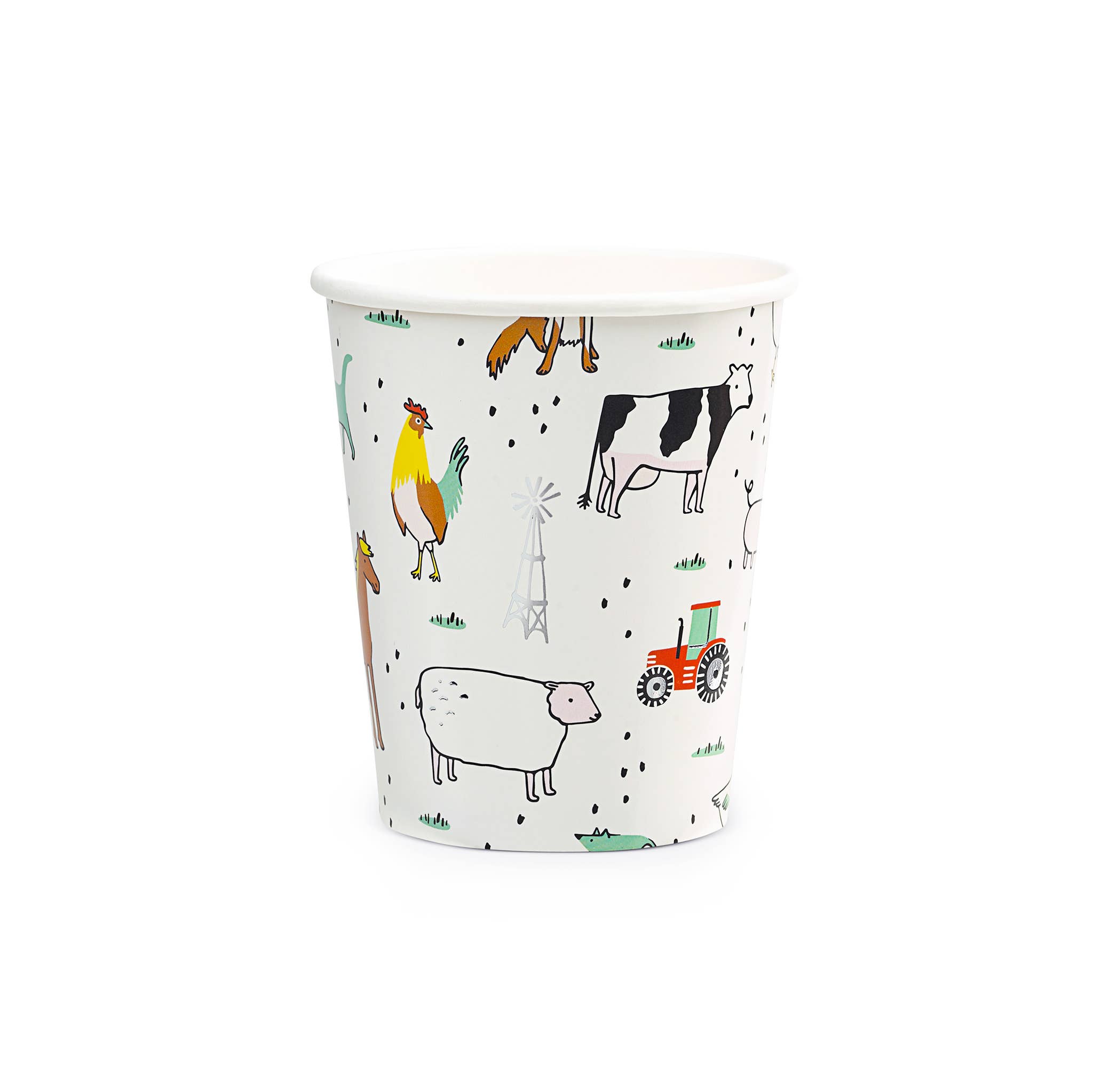Jollity & Co. + Daydream Society - Wholesale Disposable cup - On the Farm 9 oz Cups - 8 Pk.