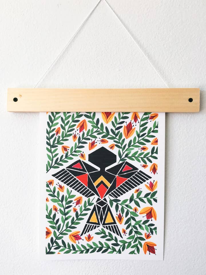 11" x 14" Spring Sparrow Art Print for wholesale by Andria Green