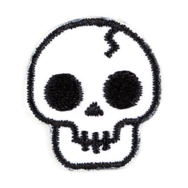 Totenkopf gestickter Auf für den Großhandel von These Are Things