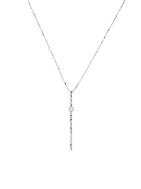 Diamond Lariat Necklace for wholesale by Ore & Gold
